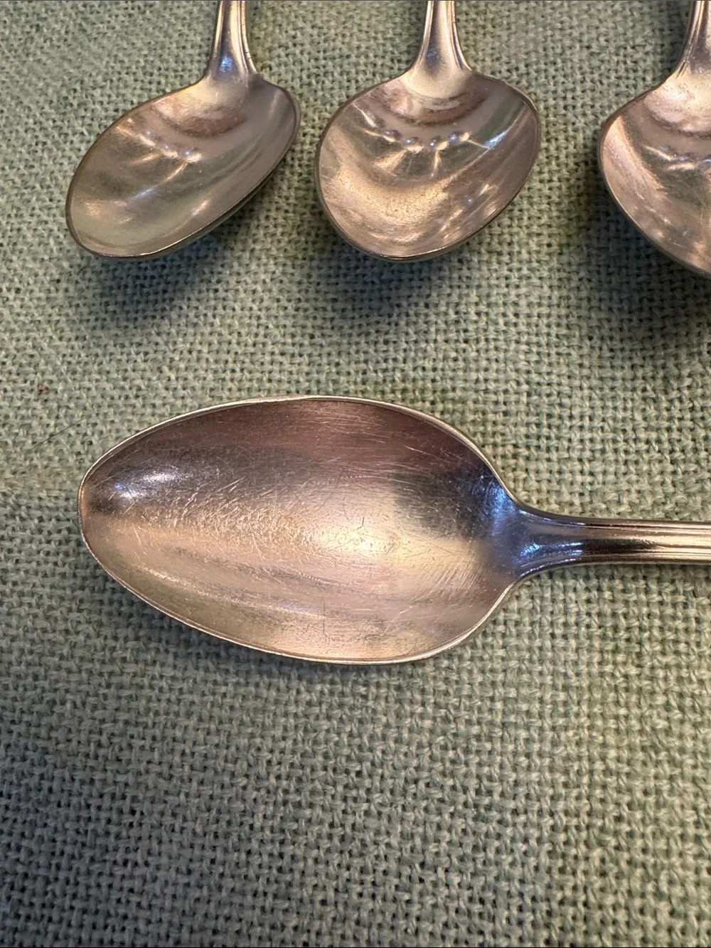 Silver-Tone Stainless Steel Teaspoons- Set of 12
